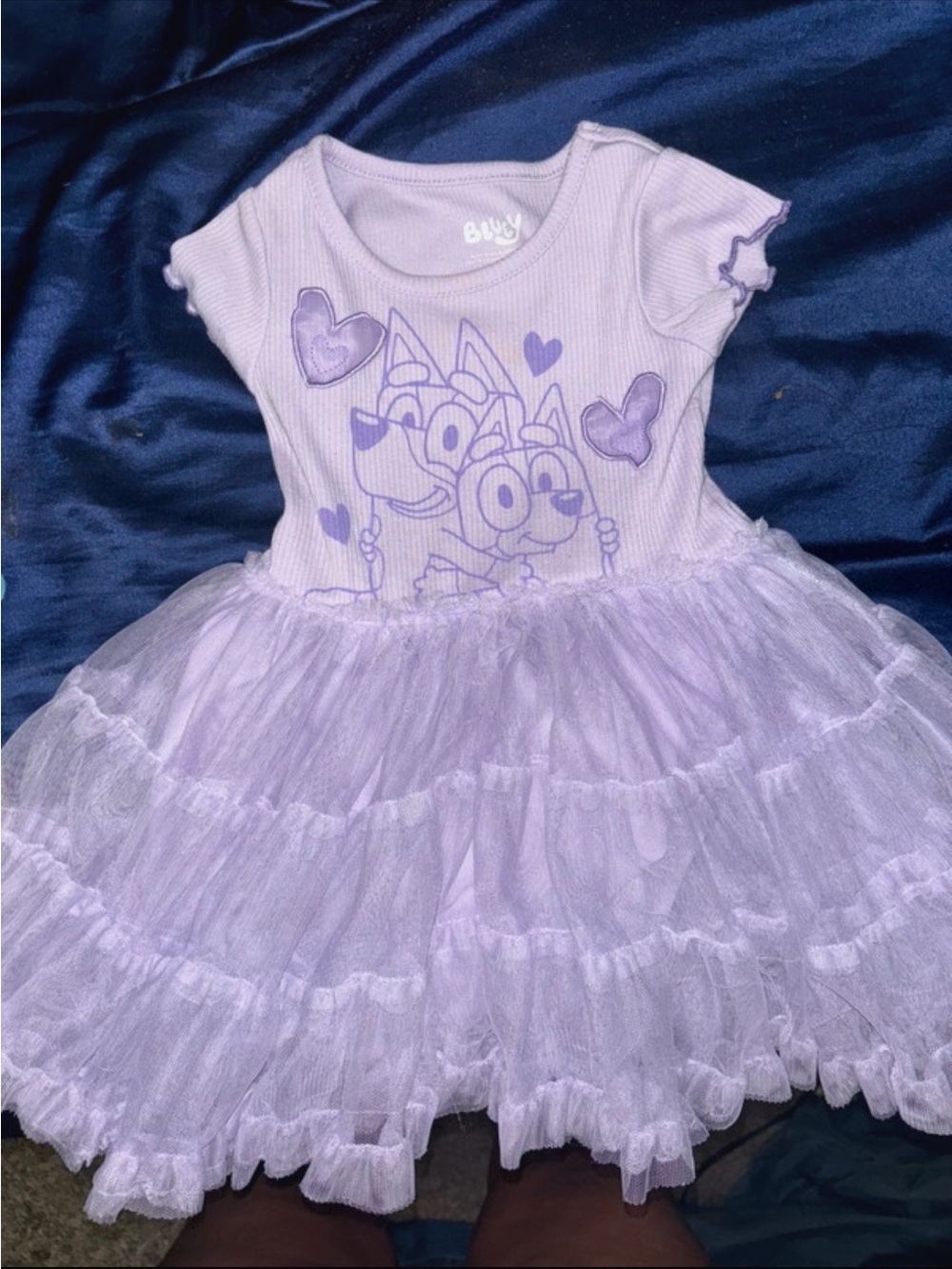 Lilac Tulle Dance Costume Dress for Kids - Unbranded